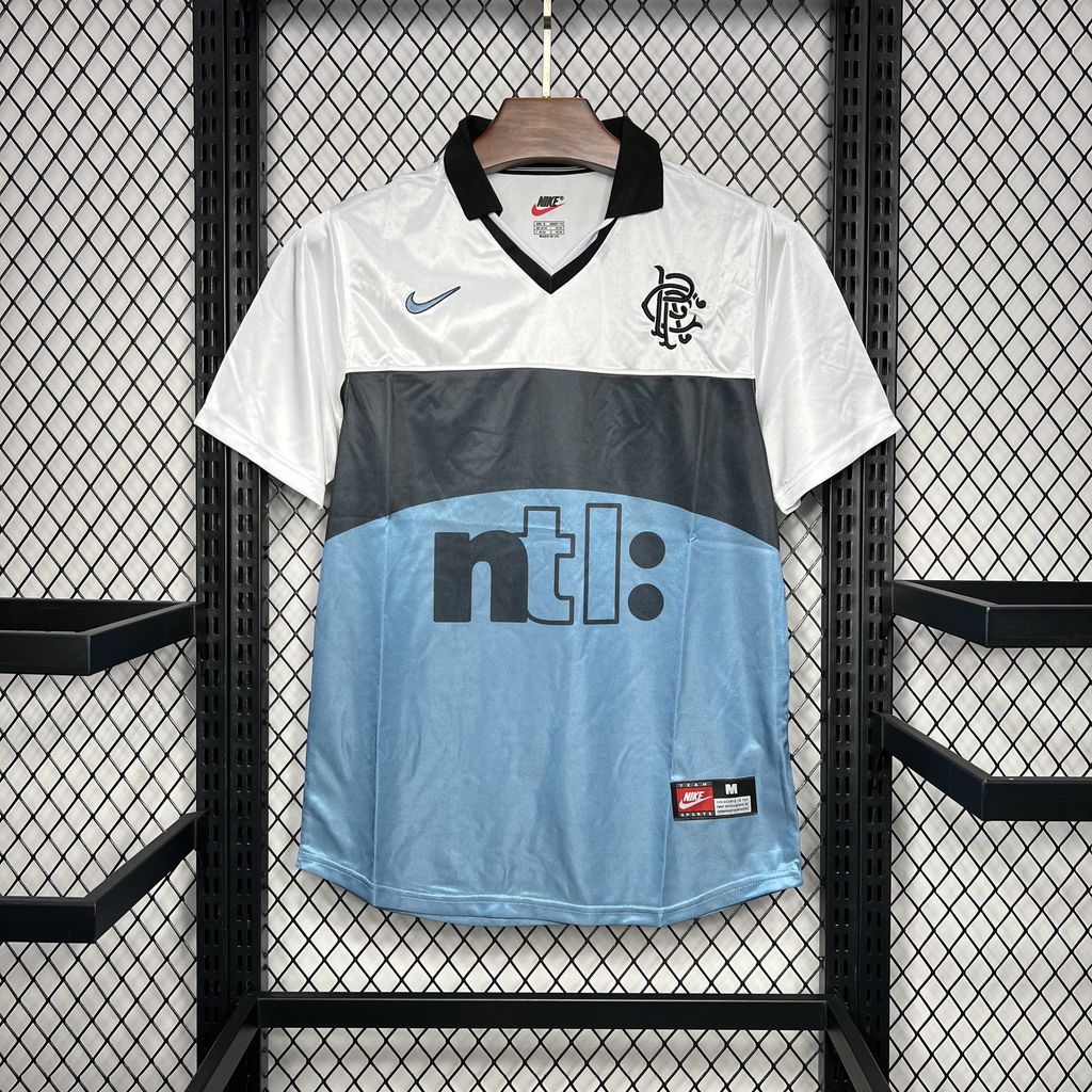 Higojerseys-Retro Glasgow Rangers 1999-00 Away Jersey