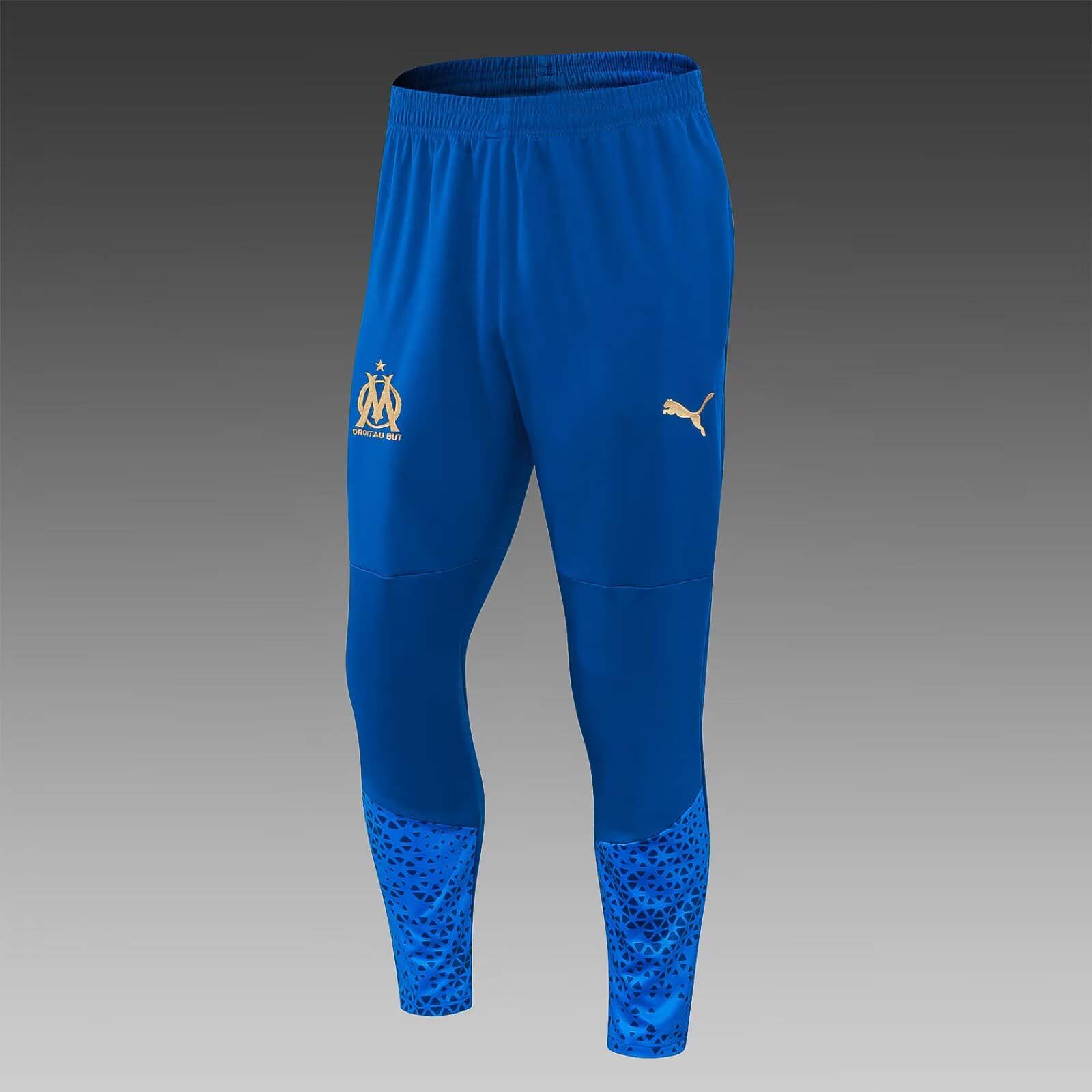 2023/2024 Olympique de Marseille Half-Pull Training Suit Light blue Football Jersey Set:football jersey mysite: unitedjerseyfootball 邓江浪:football