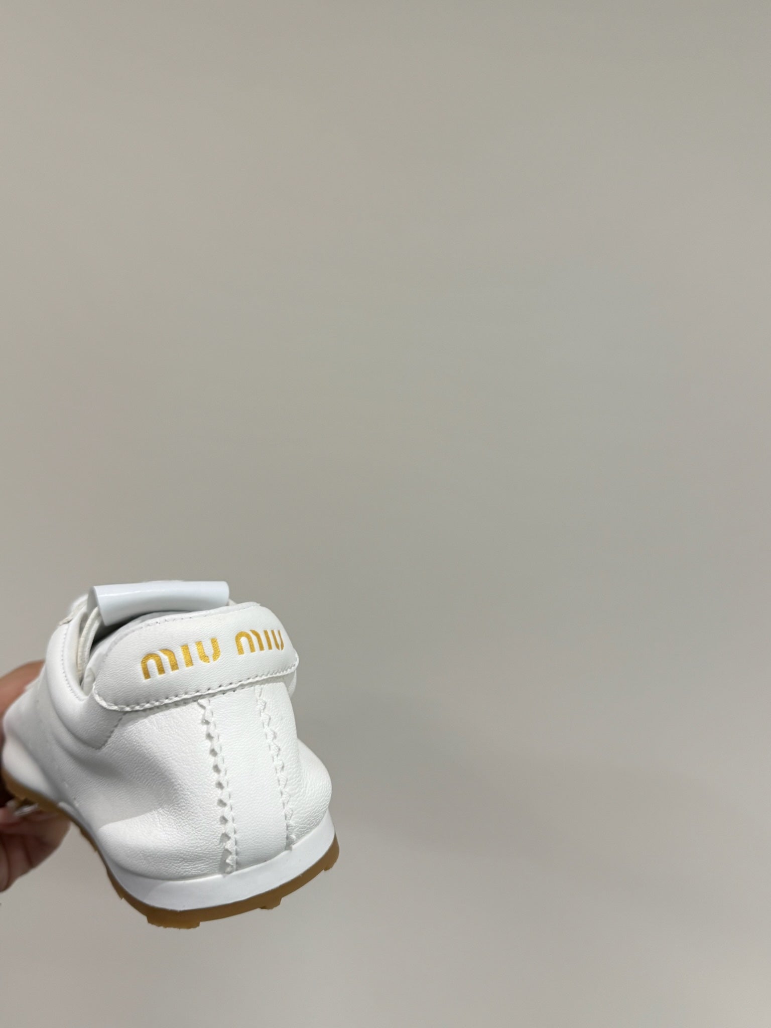 PLUME NAPPA SNEAKERS IN WHITE LAMBSKIN、mysite、Cacoeks