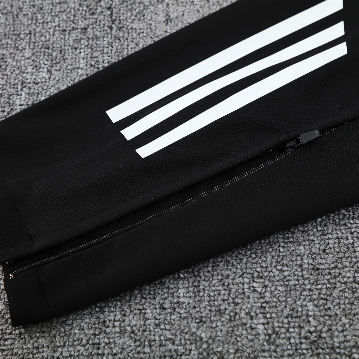 foot-Arsenal 24-25 Pre-Match Training Hoodie Set - White Top and Black Pants