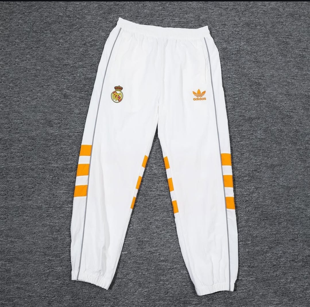 2024/2025 Real Madrid Windbreaker White Football Jersey Set 1:1 Thailand Quality:football jersey mysite: unitedjerseyfootball 邓江浪:football