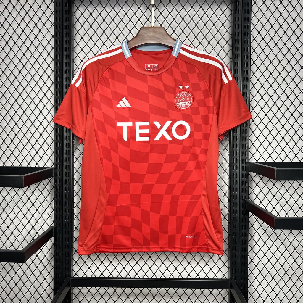 Higojerseys-Aberdeen 24-25 Home Stadium Jersey - Fans Version