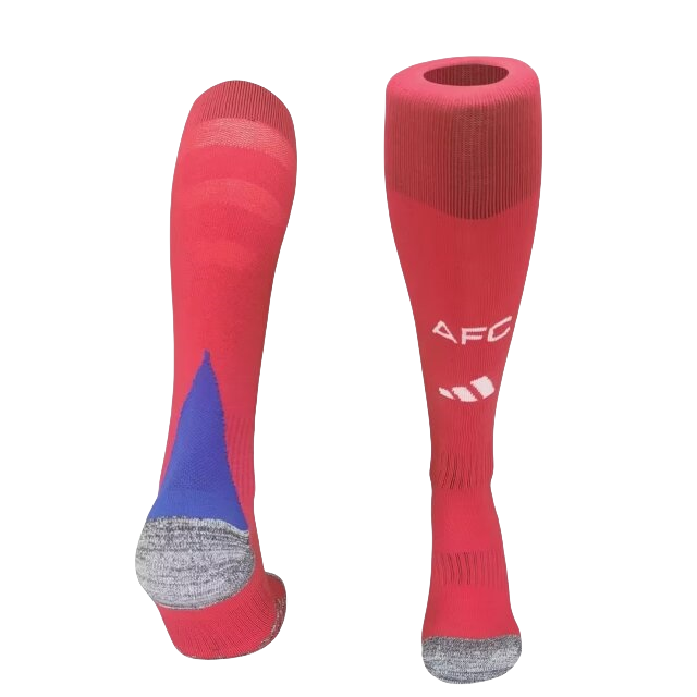 Higojerseys-Arsenal 24-25 Home Socks - Red