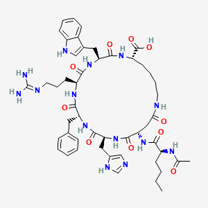 PT-141 chemical structure depiction