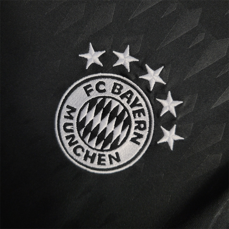 Bayern Munich 23-24 Black Goalkeeper Jersey - Fans Version:football jersey mysite: unitedjerseyfootball 邓江浪:football