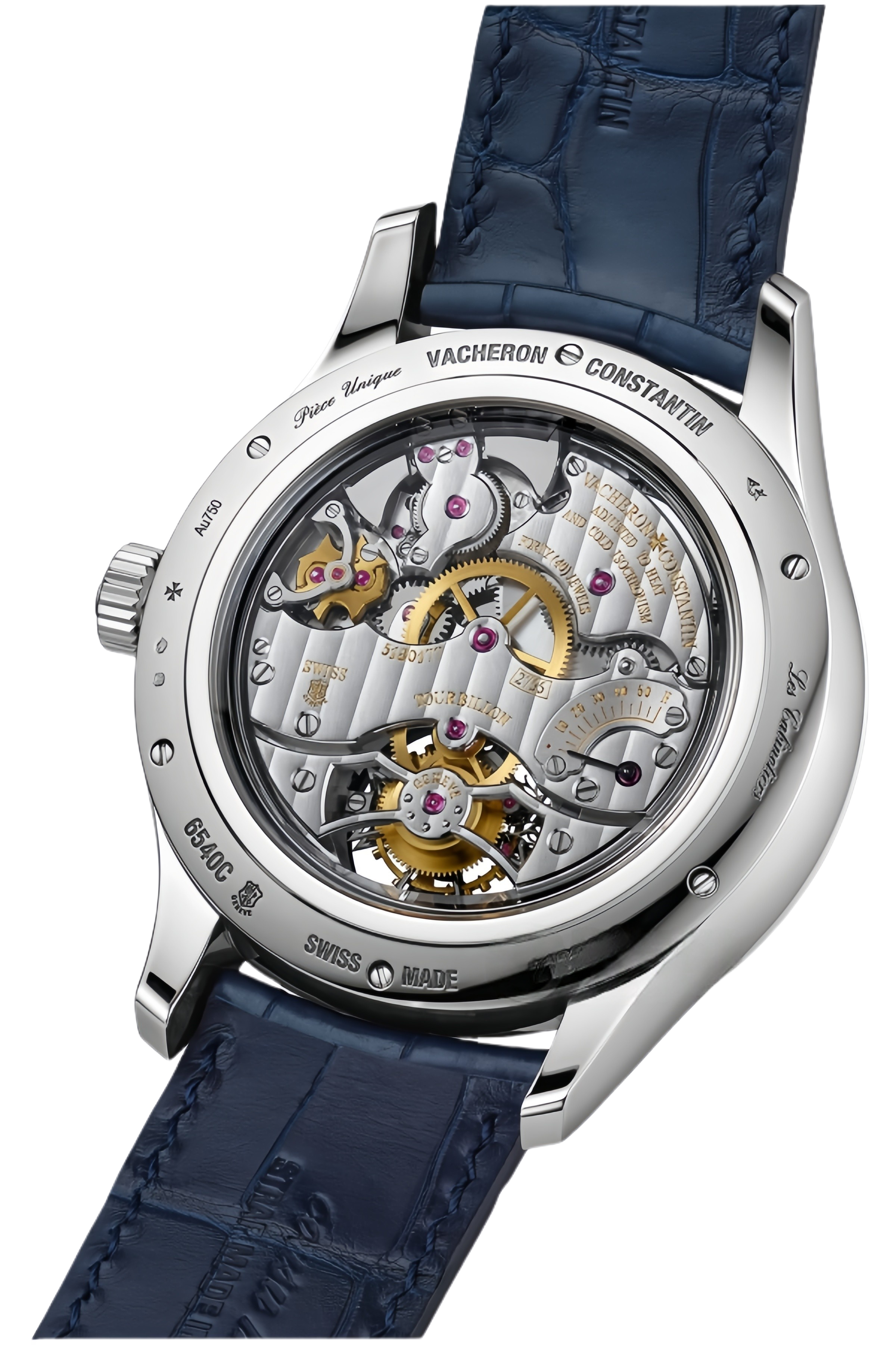 Vacheron Constantin Les Cabinotiers Ref. 6540C/000G-034C Super Clone Watch – White Gold Minute Repeater Tourbillon Fake Replica