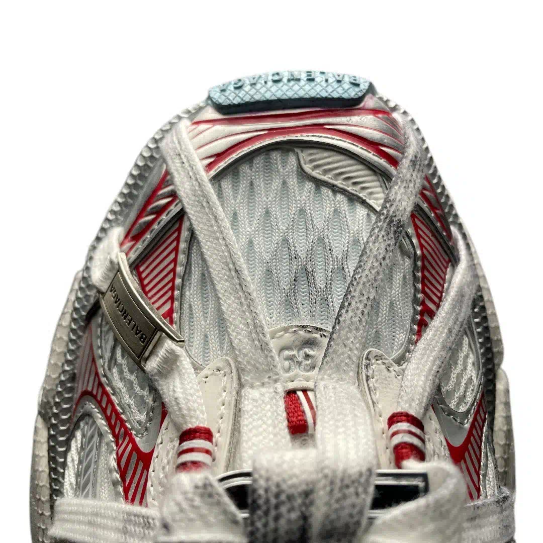 Balenciaga 3XL Extreme Laces B Sneaker in White Red Turquoise Grey、mysite、Cacoeks