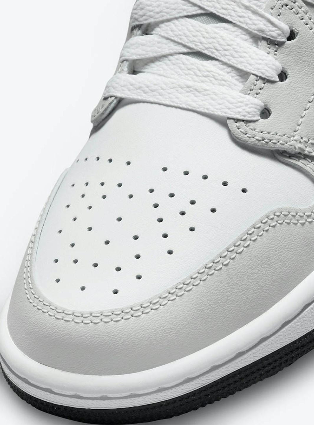 Air Jordan 1 Mid Light Smoke Grey、JORDAN、Cacoeks