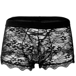 Man&#39;s Lace Boxer Briefs
