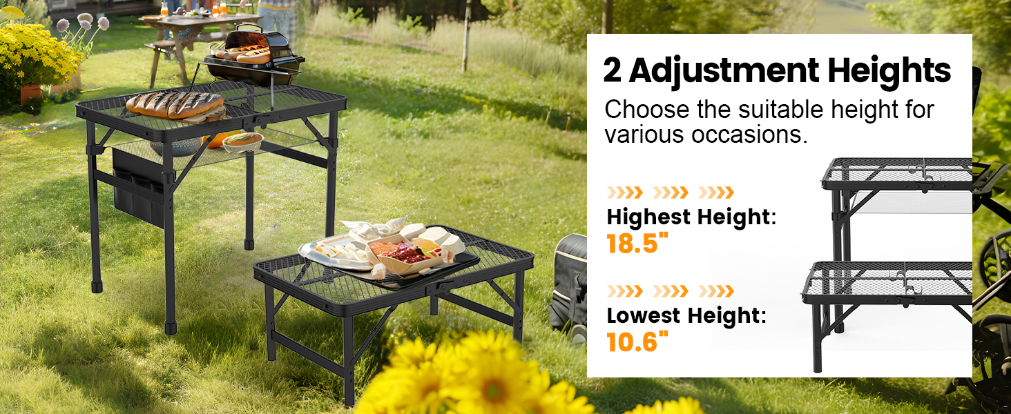 2 Adjustment Heights