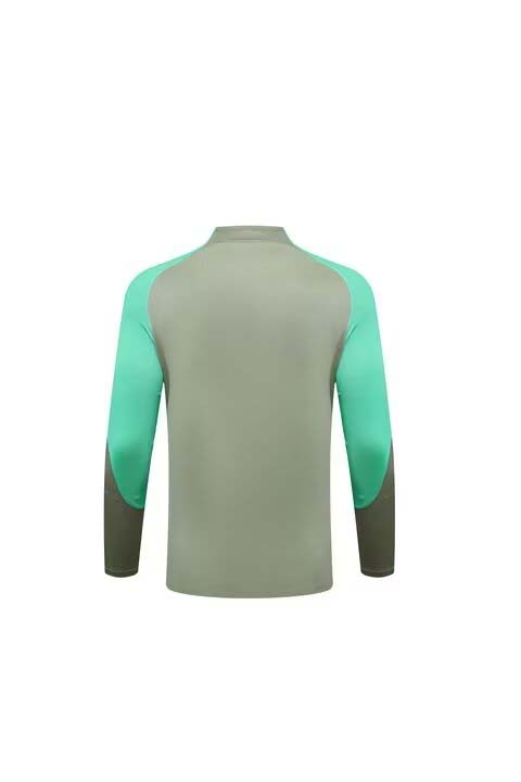 2023/2024 Atletico Madrid Half-Pull Training Suit Green 1:1 Thai Quality Set:football jersey mysite: unitedjerseyfootball 邓江浪:football