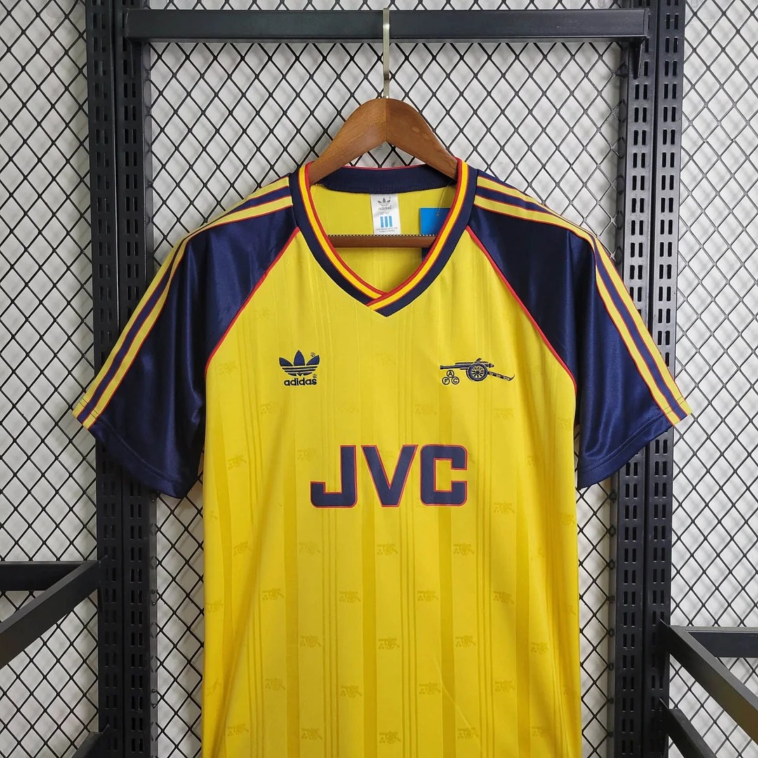 ManixJersey.com | Retro Arsenal 88-90 Away Jersey -Customize Name, Number and Patch | Worldwide Shipping