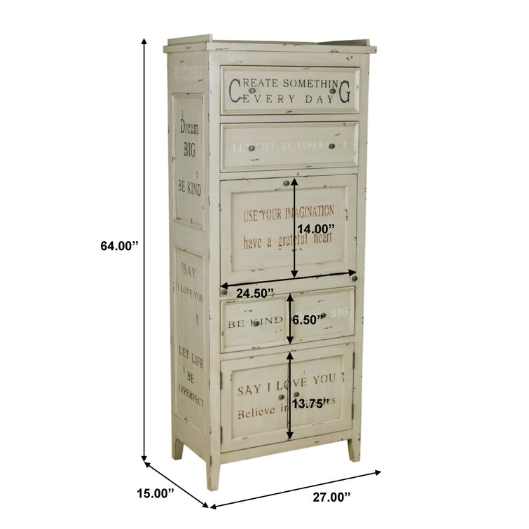Luna Solid + Manufactured Wood Armoire