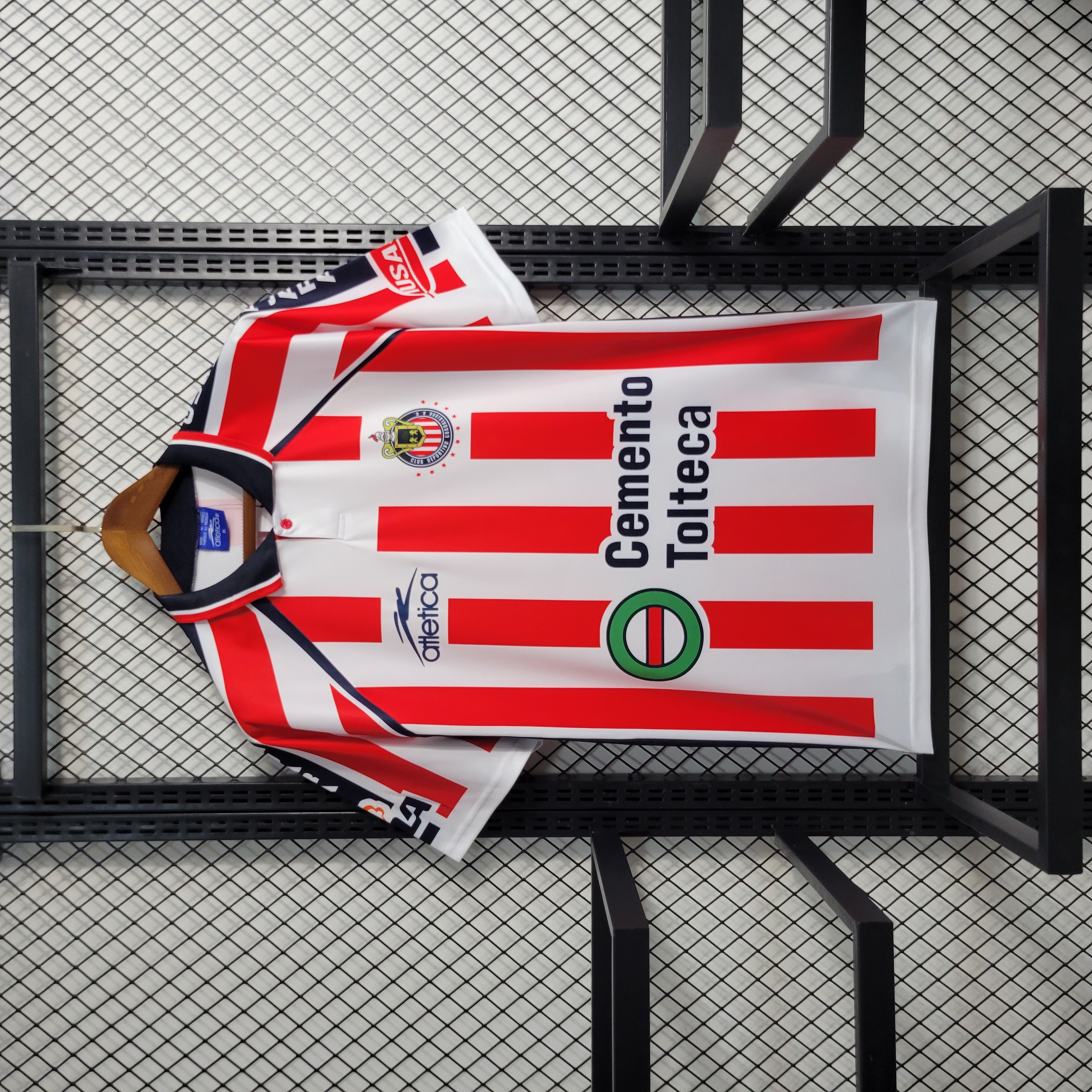 ManixJersey.com | Retro Chivas de Guadalajara 02-03 Home Stadium Jersey -Customize Name, Number and Patch | Worldwide Shipping