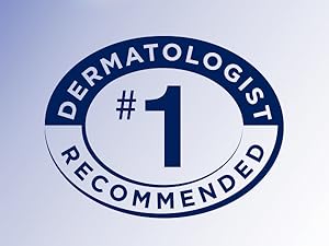 Rounded logo featuring text: #1 Dermatologist Recommended. 
