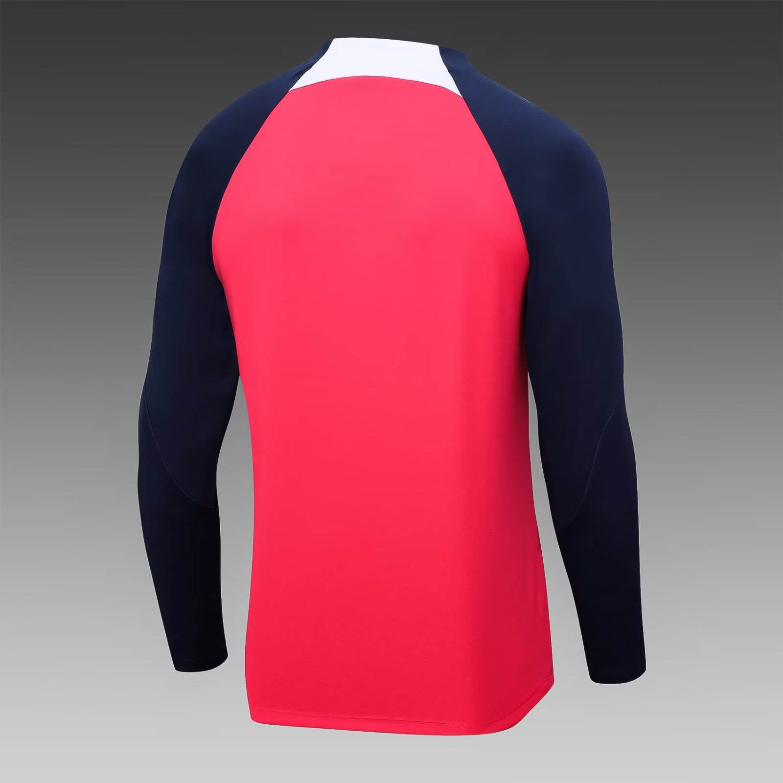 2023/2024 Atletico Madrid Half-Pull Training Suit Red 1:1 Thai Quality Set:football jersey mysite: unitedjerseyfootball 邓江浪:football