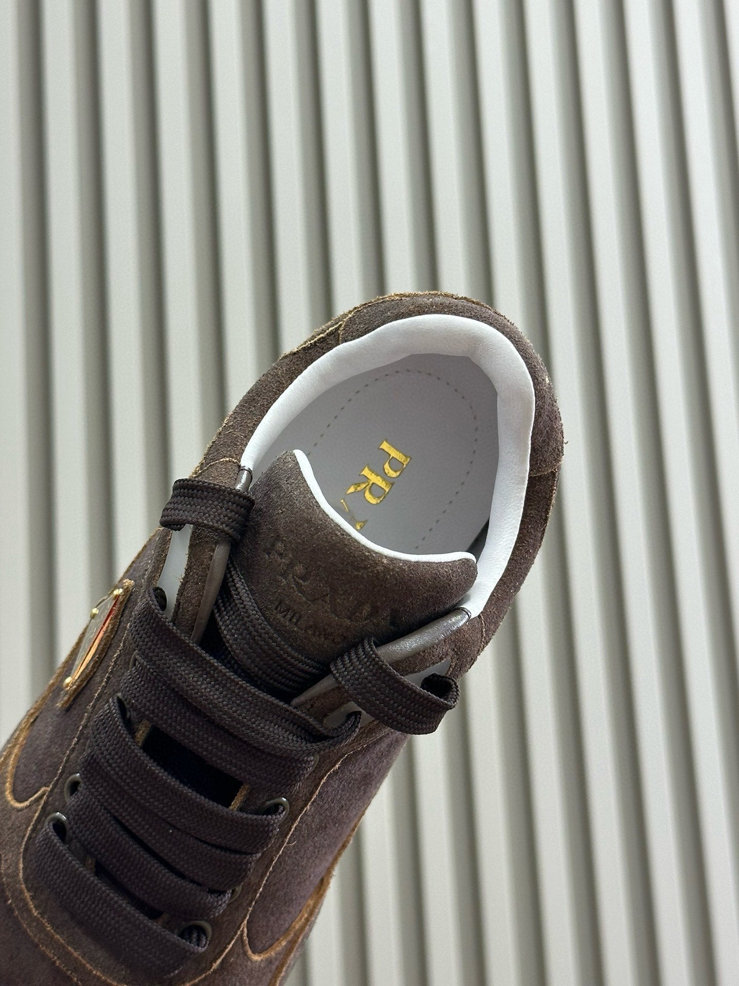 PRA TRAIL FADED SUEDE SNEAKERS BROWN、mysite、Cacoeks