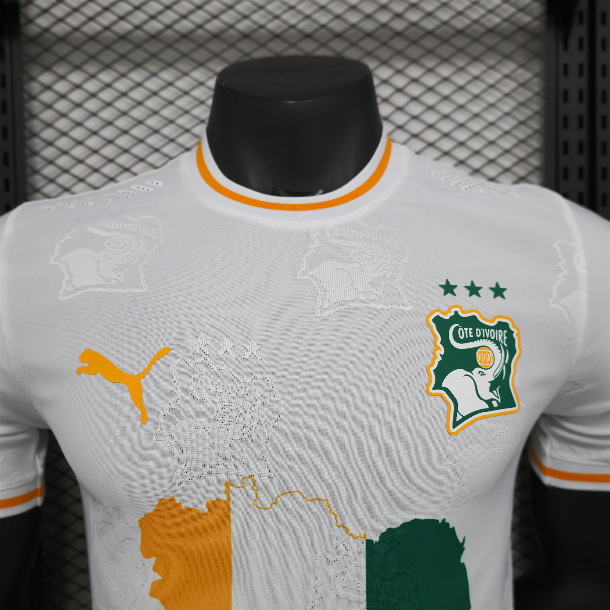 GlobeJersey-Ivory Coast 2024 White Special Edition Jersey - Player Version