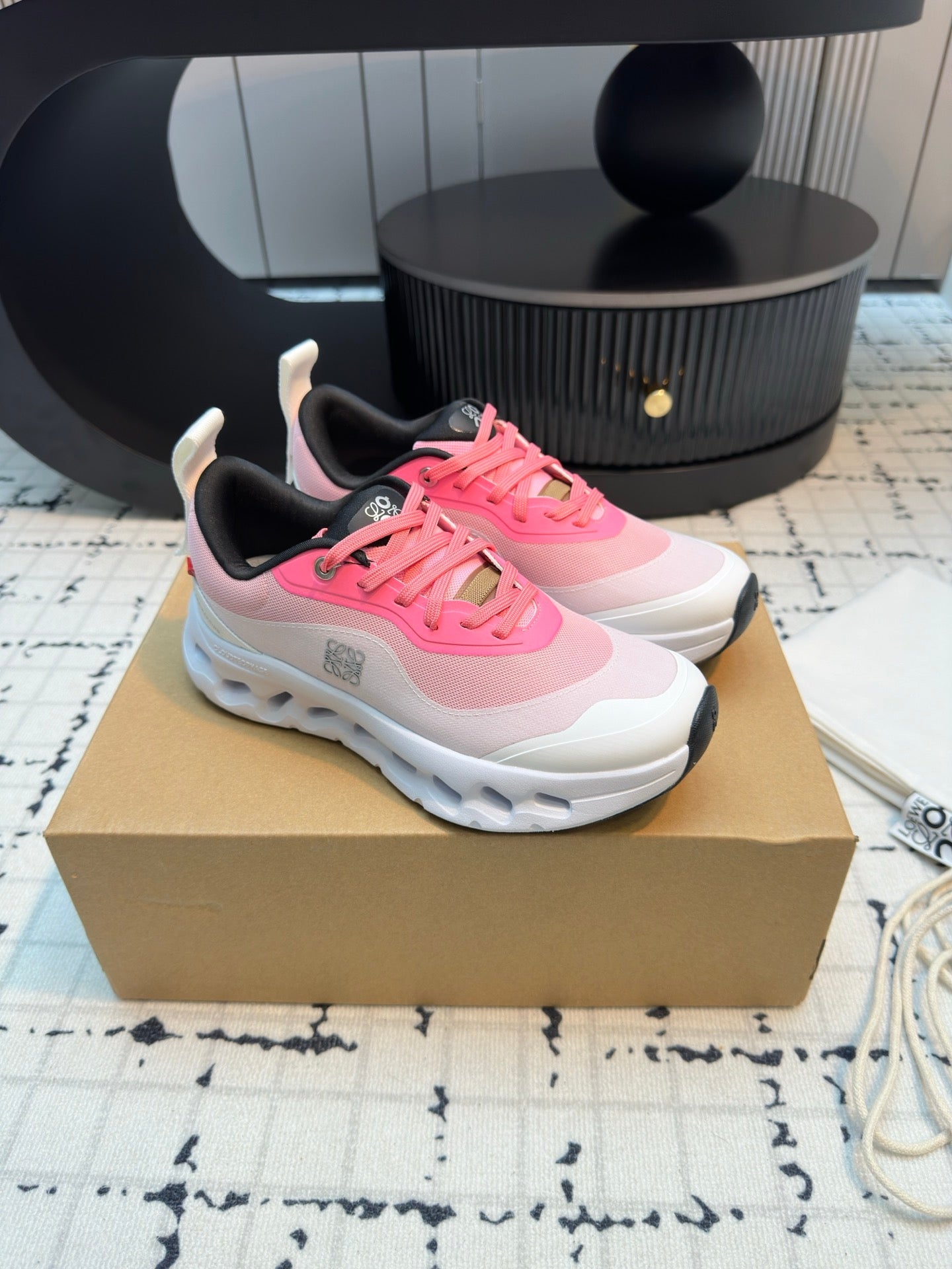 LW CLOUDTILT 2.0 SNEAKER PINK AND WHITE POLYESTER、mysite、Cacoeks