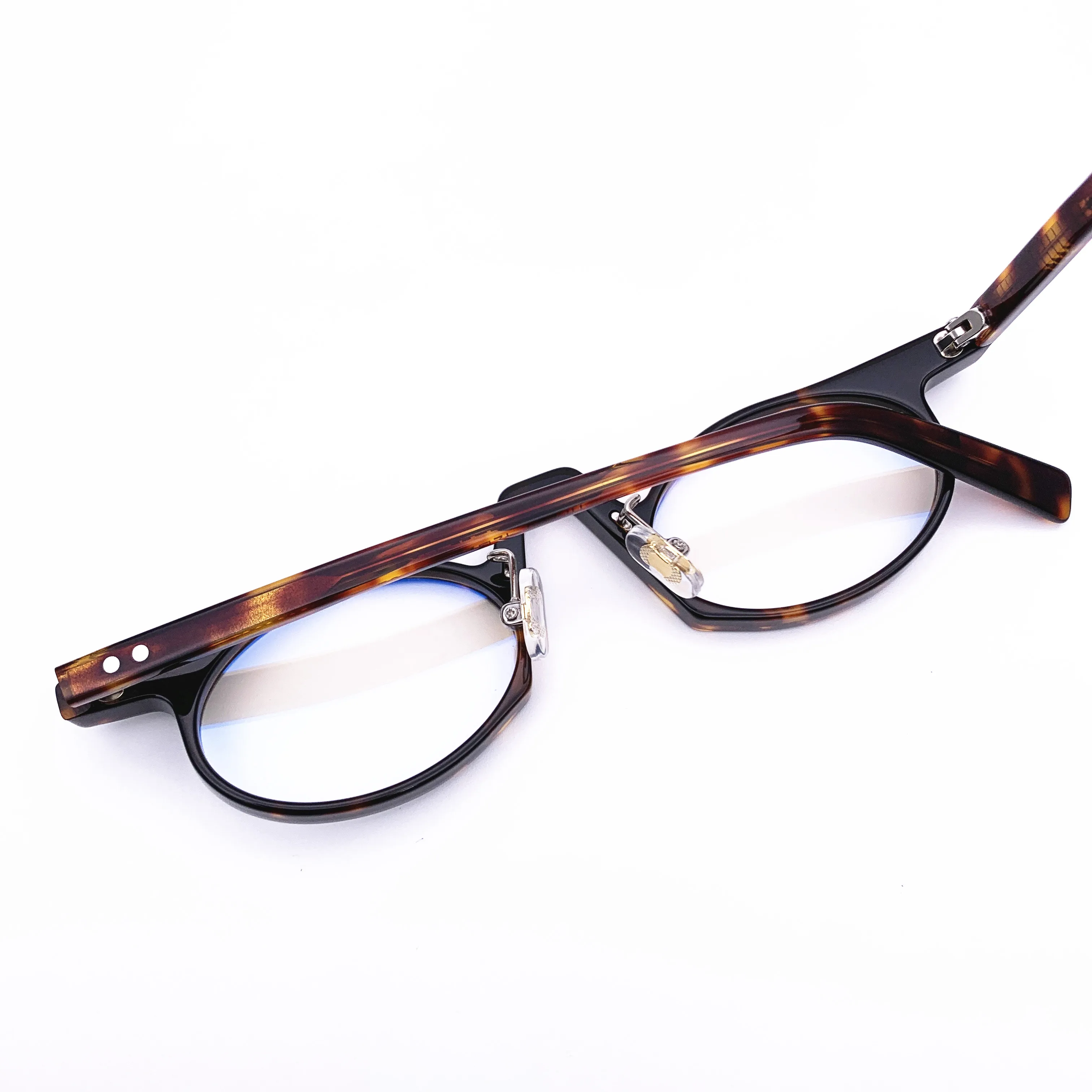 Belight Optical Acetate Round Shape Men Women Small Tiny Reading  Prescription Eyeglasses Retro Frame Eyewear HP236