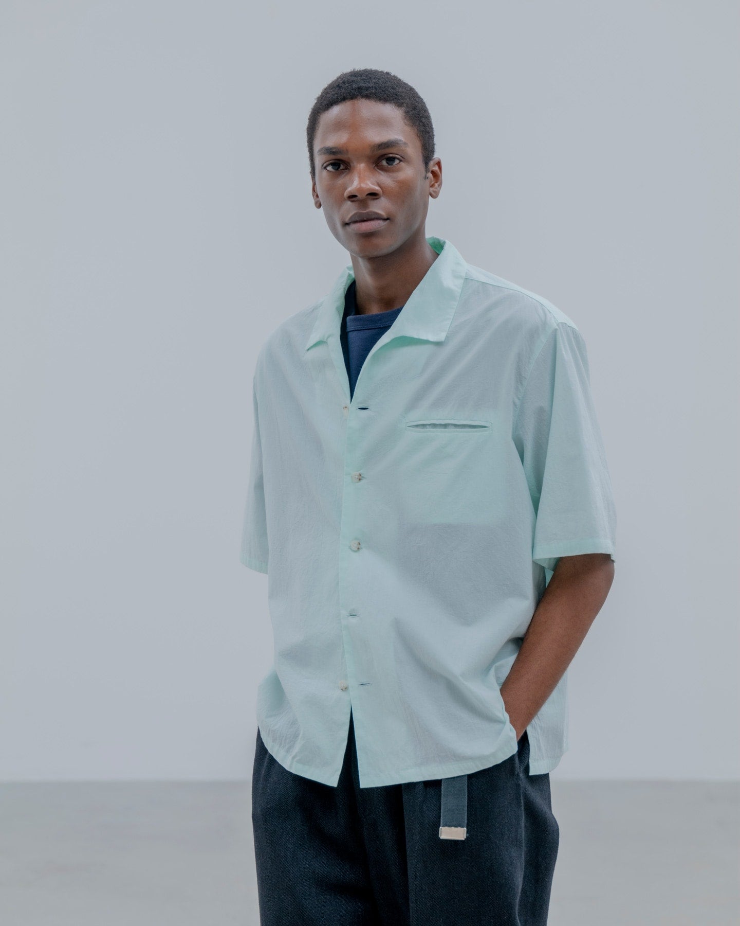 uniform experiment 25S/S S/S ITALIAN COLLAR SHIRT  UE-250025 