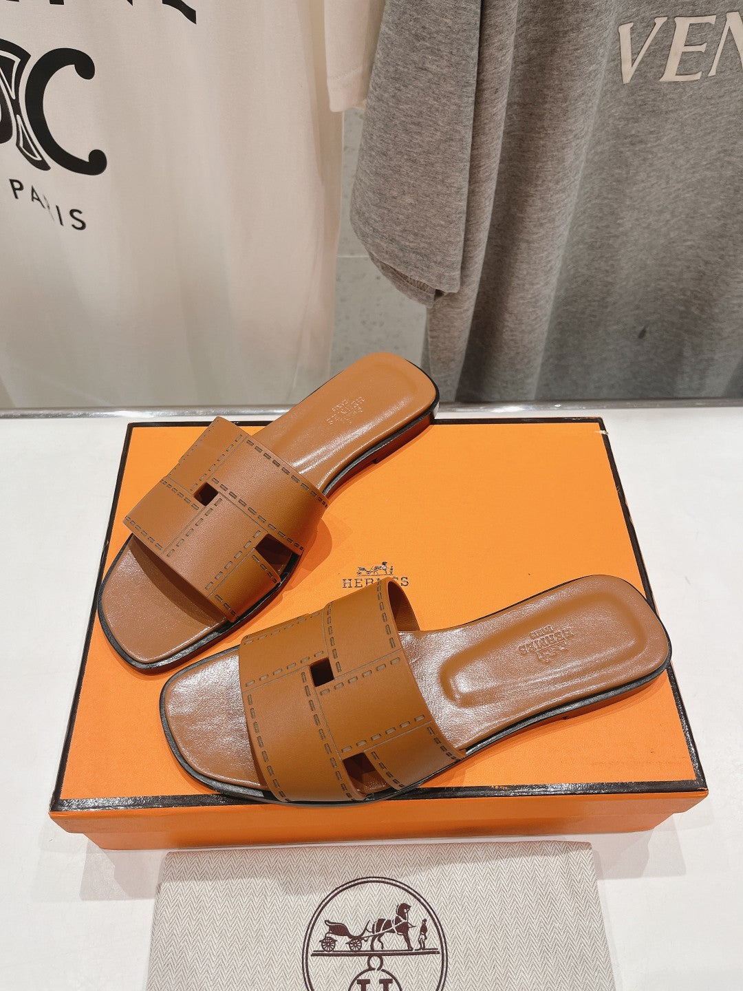 Idioma Sandal Tan Calfskin、mysite、Cacoeks