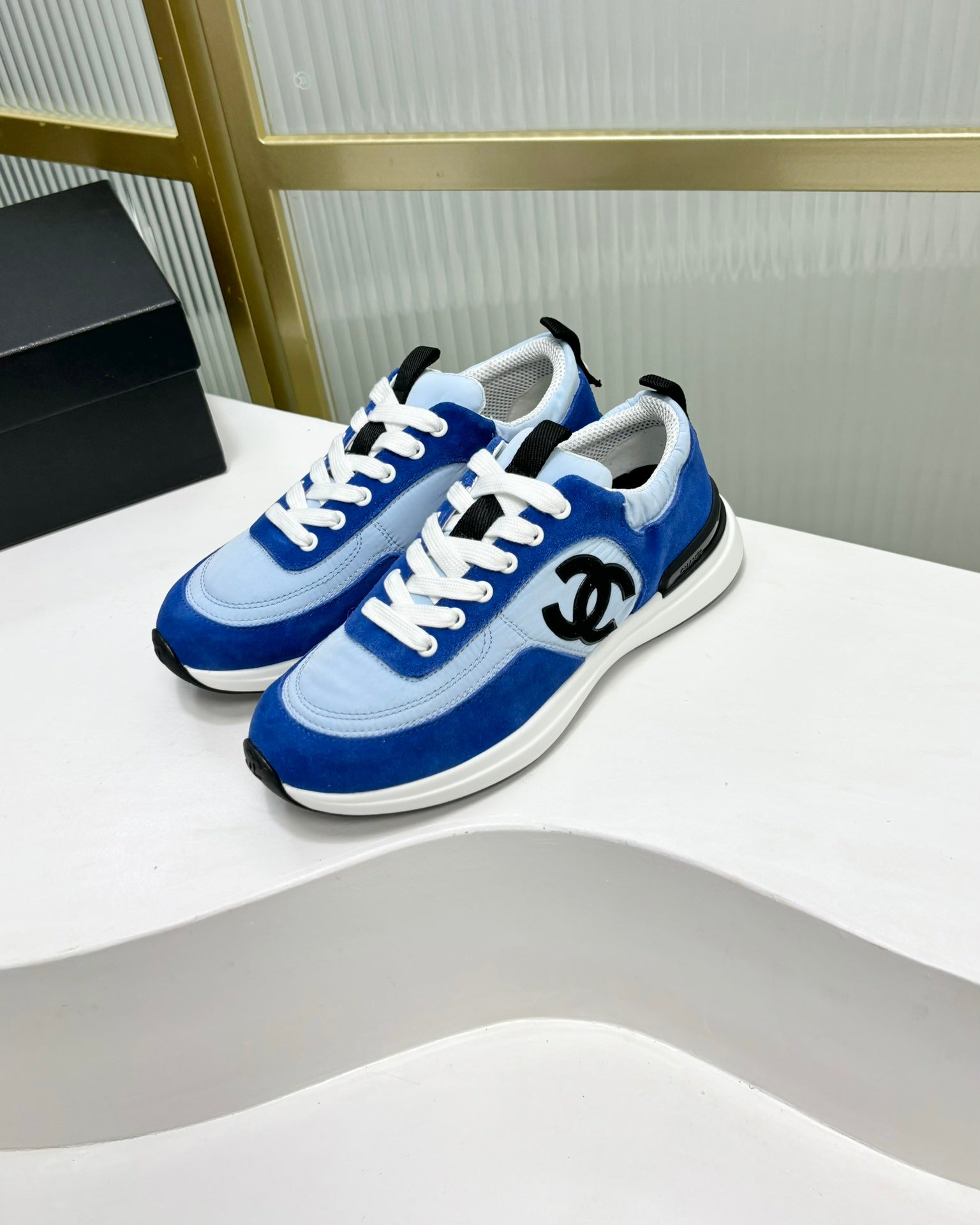 SNEAKER IN SKY MIX COBALT BLUE SUEDE、mysite、Cacoeks