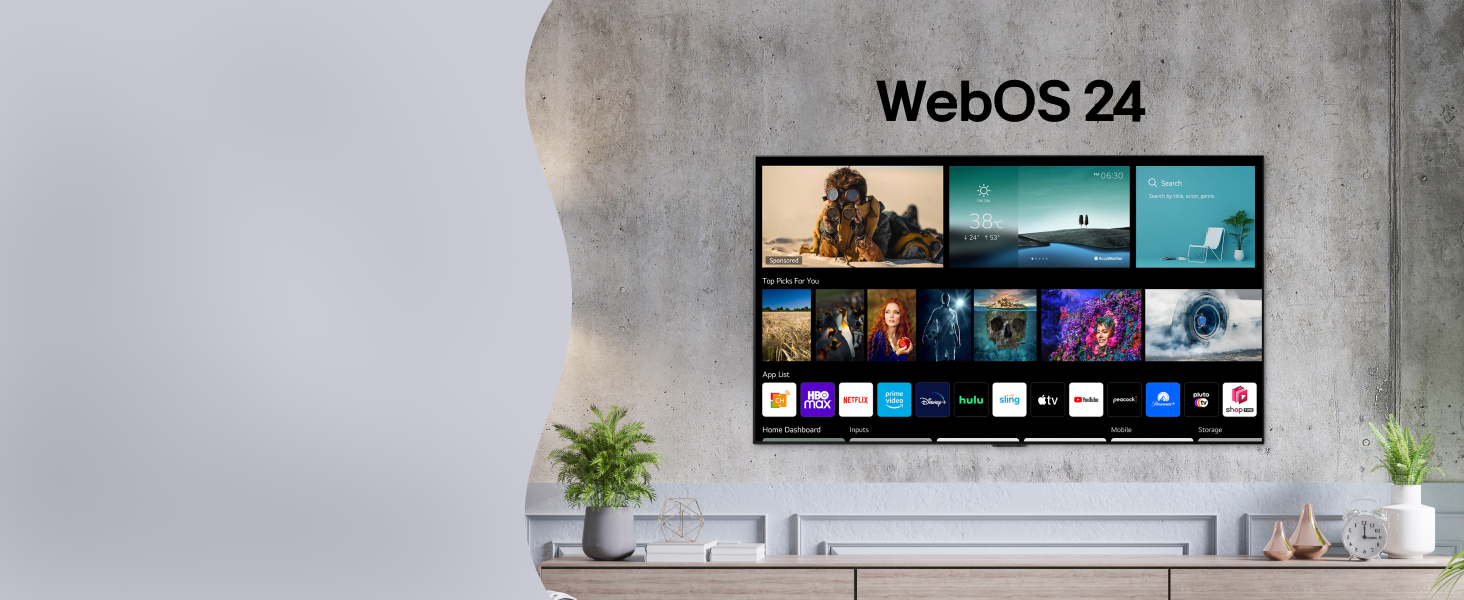 Smart TV Our QNED TV with webOS 24 