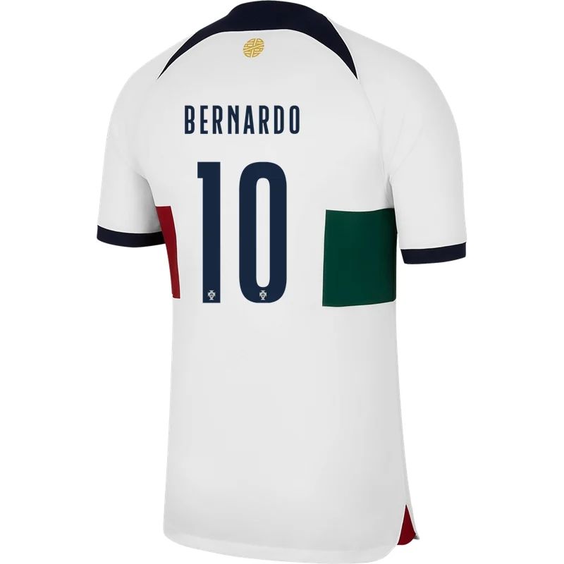 2022 Bernardo Silva #10 Portugal Away Jersey-mysite Custom Football Kit- Nextkits