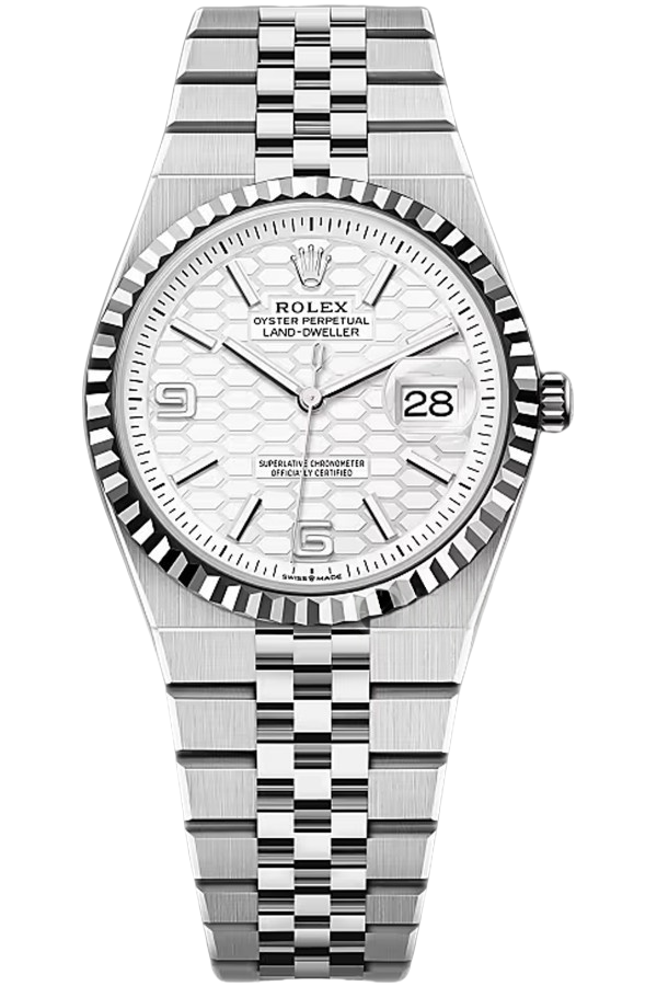 Rolex Land-Dweller 36mm Ref. 127234-0001 Super Clone Watch – Oyster Steel White Dial Replica