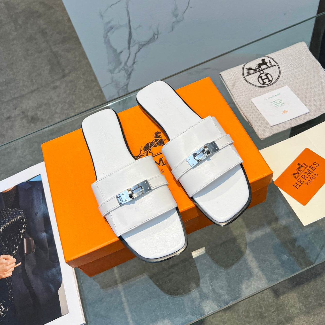 Giulia Sandal White Calfskin、mysite、Cacoeks