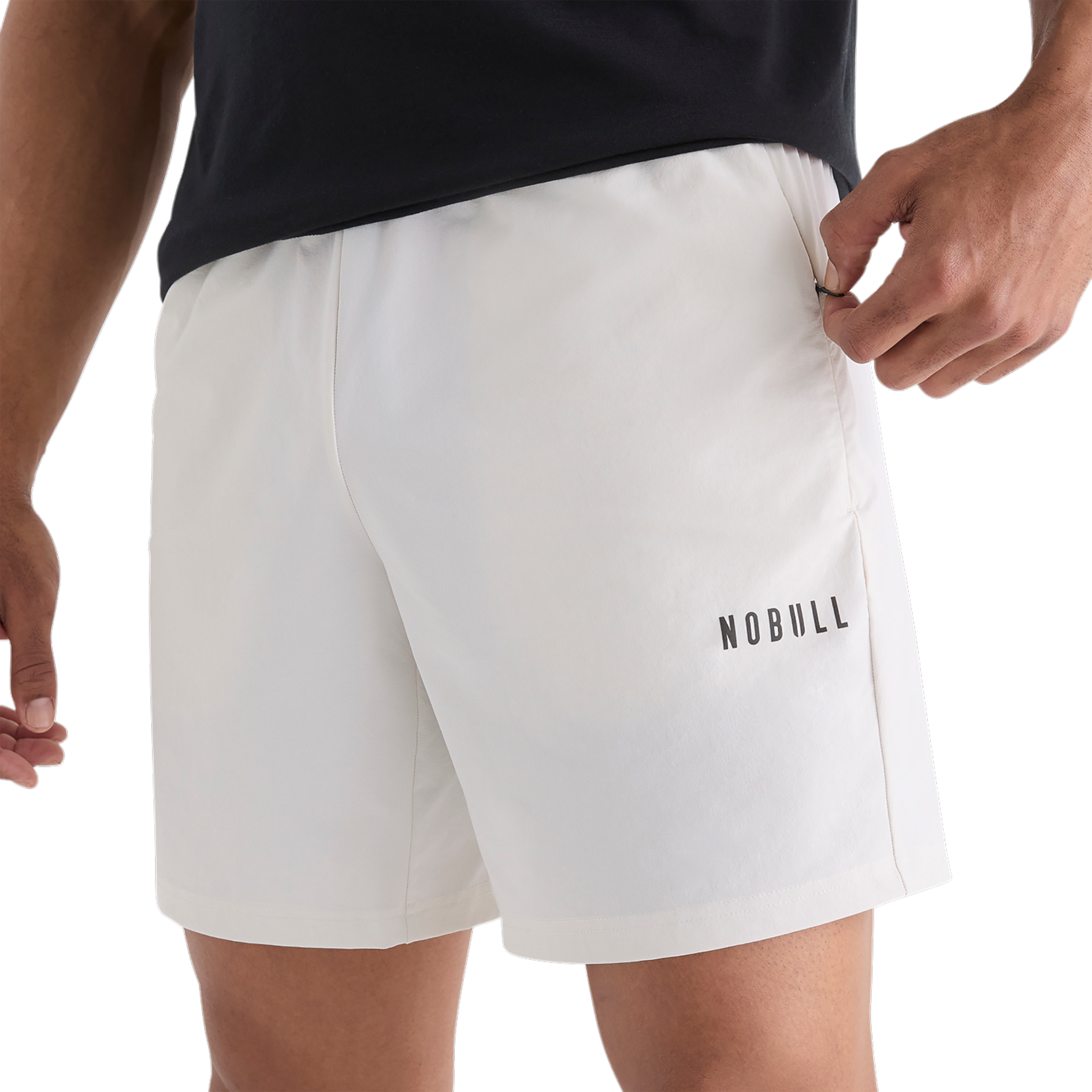 Men's Solid Stretch Short 7
