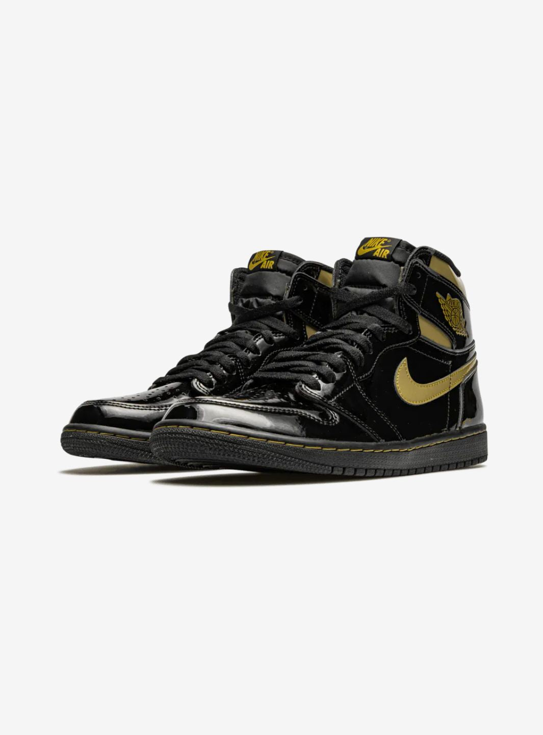 Air Jordan 1 Retro High Black Metallic Gold (2020)、JORDAN、Cacoeks