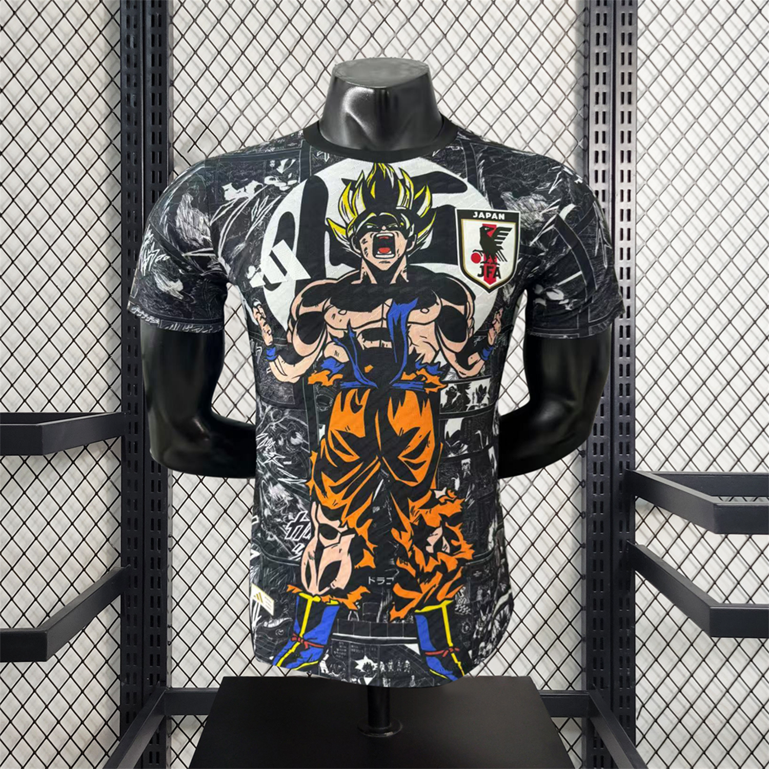 UltraTrikot-Japan 25-26 Muscle Saiyan Black Special Jersey - Player Version