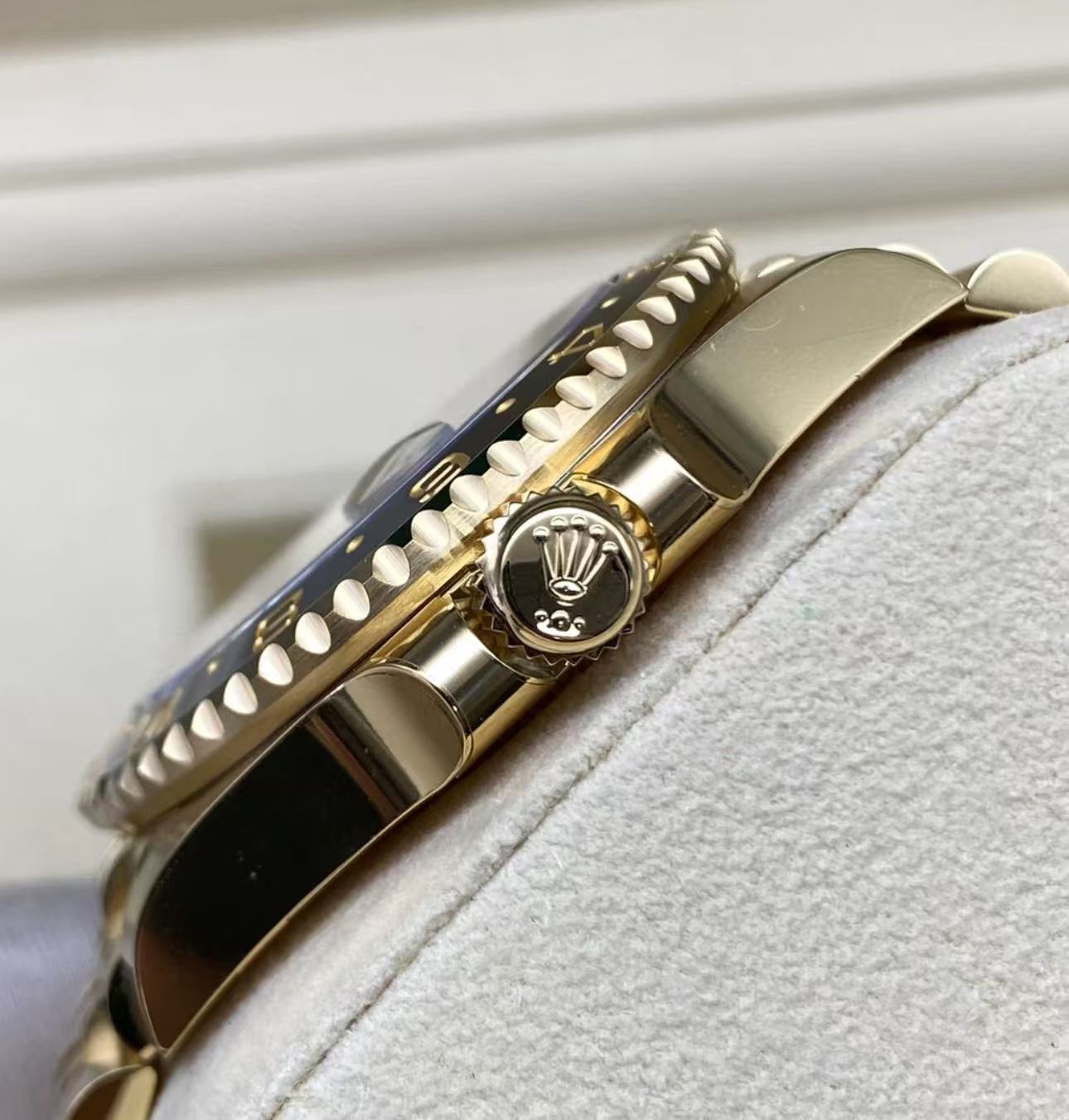 RolexGMT Master ll 2023 18kGold Jubilee Bracelet SuperClone Swiss Replica Watch Ref 126718GRNR 3285 Swiss Movement