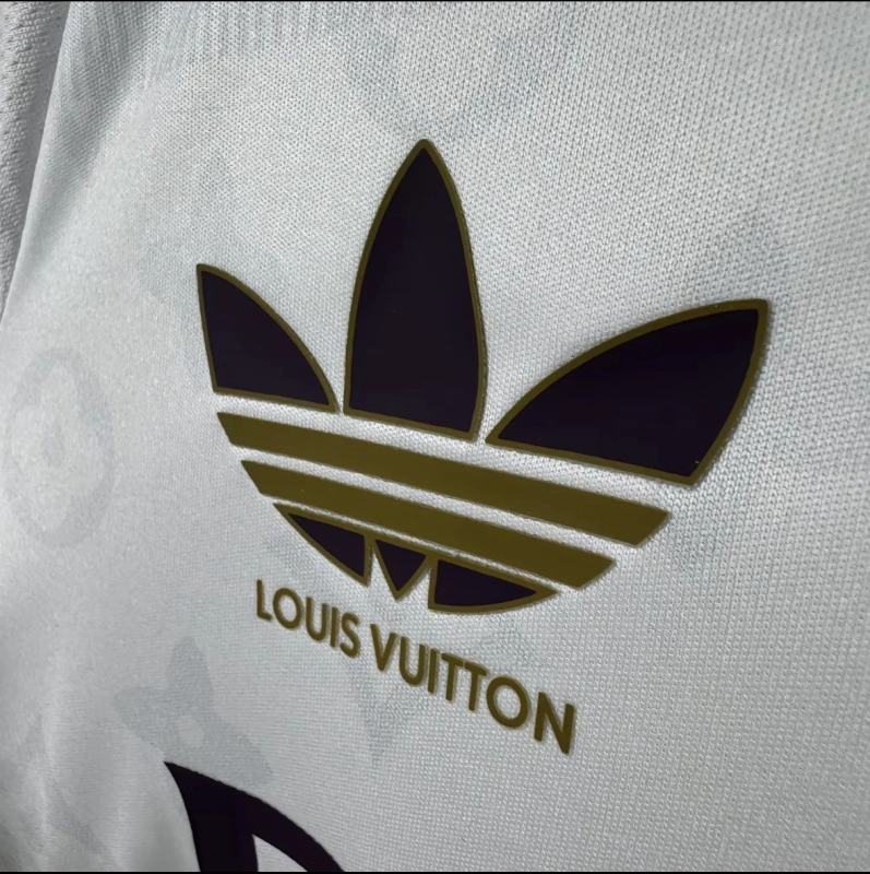25-26 Real Madrid LV co-branded soccer jersey-Player Version: Ajax 24-25 Home Stadium Jersey - Fans Version mysite: Adidas luxuryfootballshirts.com: https://www.luxuryfootballshirts.com/