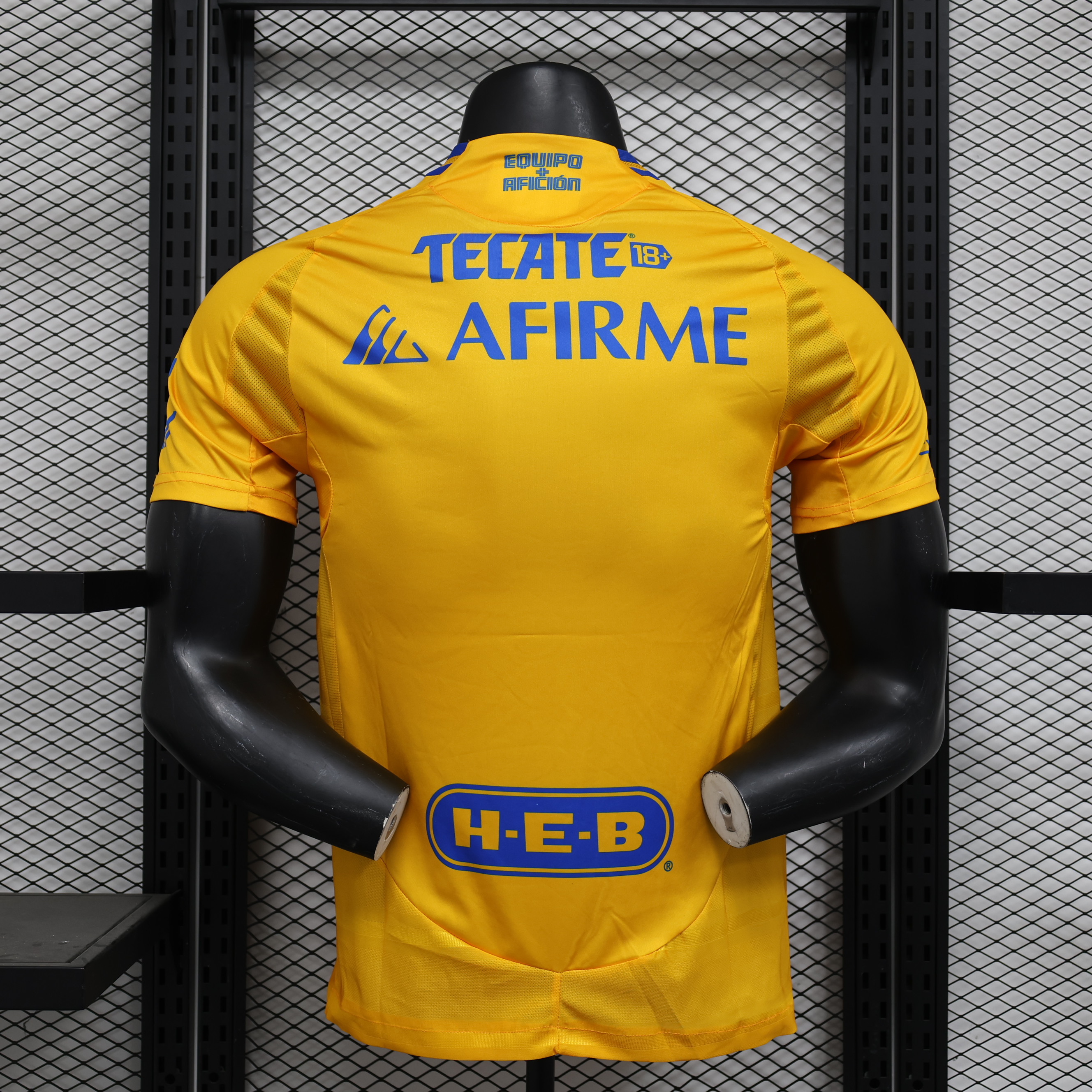ManixJersey.com | Tigres UANL 24-25 Home Stadium Jersey - Player Version -Customize Name, Number and Patch | Worldwide Shipping