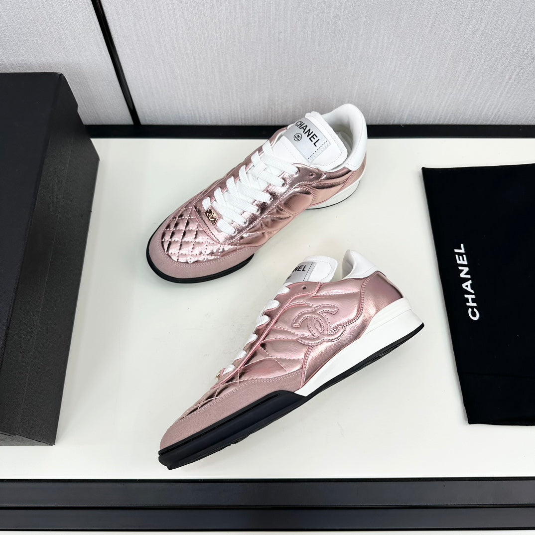 SPORTS SHOES IN GLOSSY COPPER CALFSKIN、mysite、Cacoeks