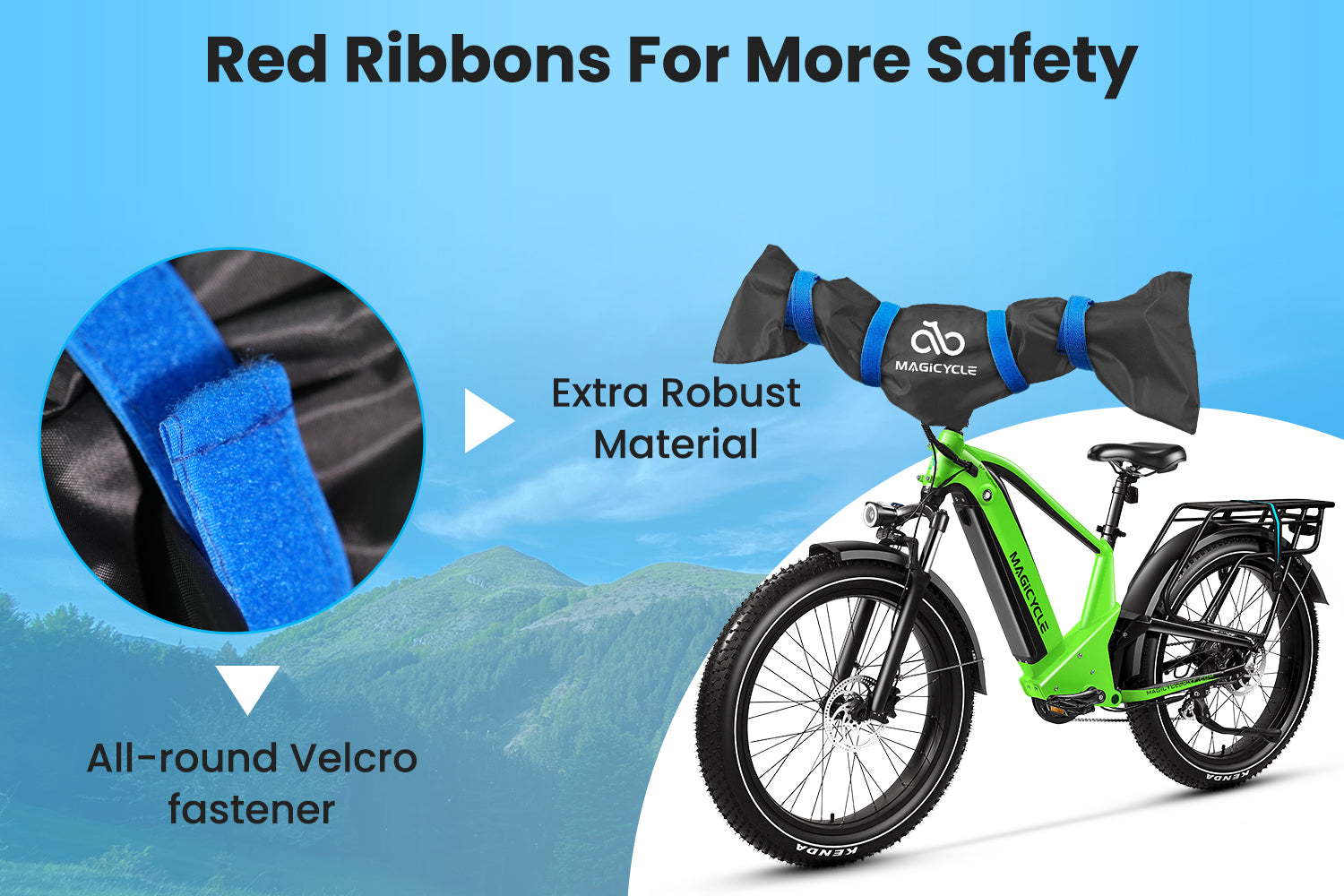 Magicycle Ebike Handlebar Protective Cover、mySite、bearsvspackers
