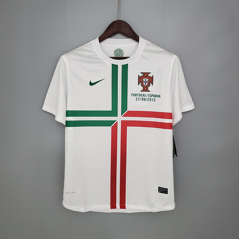ManixJersey.com | Retro Portugal 2012 Away Stadium Jersey -Customize Name, Number and Patch | Worldwide Shipping