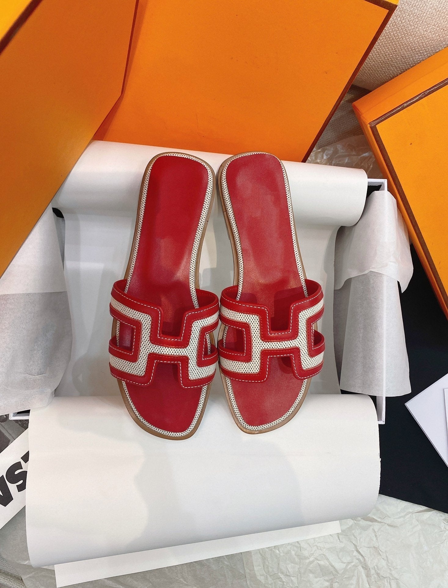 0ran Sandal Red Leather、mysite、Cacoeks
