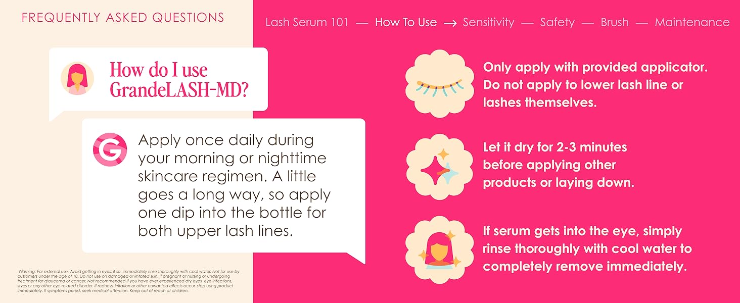 How do I use GrandeLASH-MD?