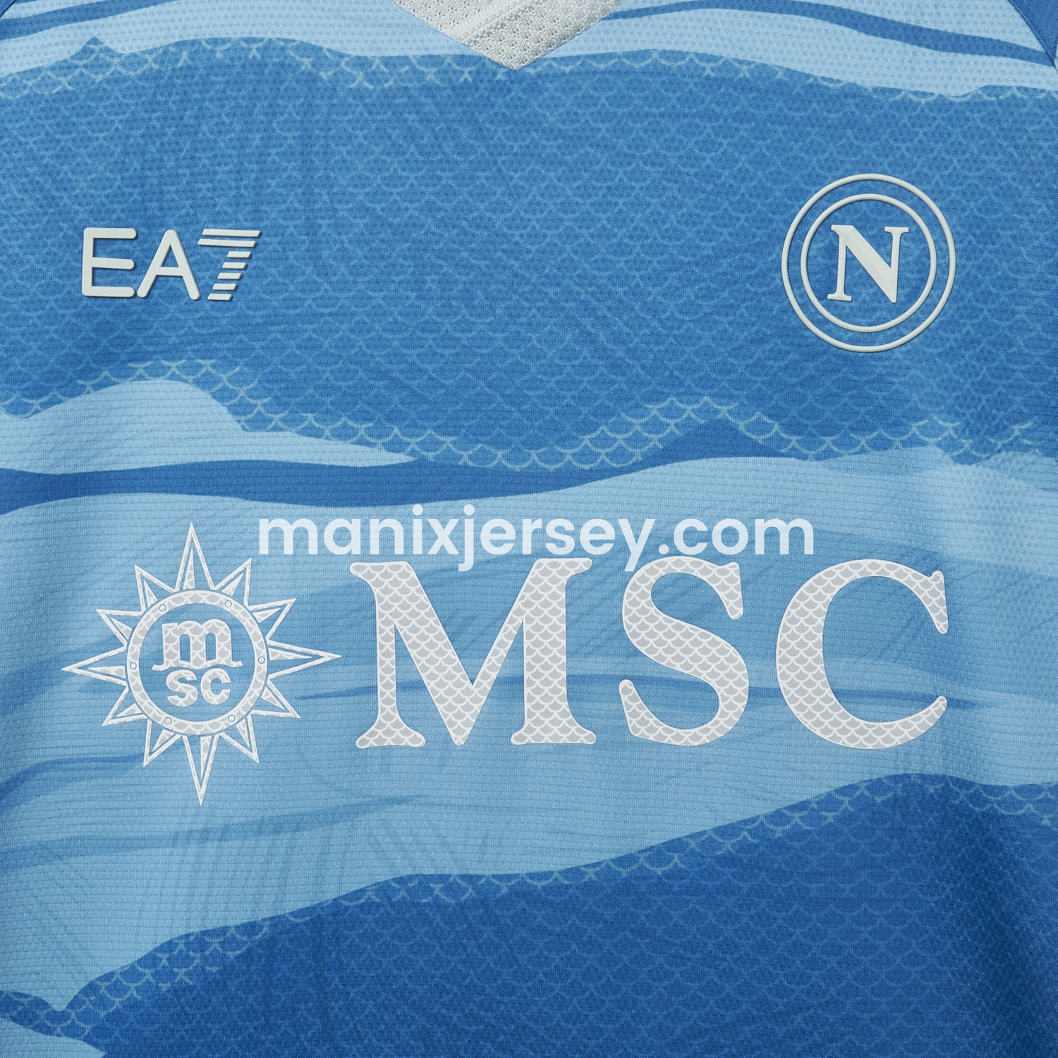 ManixJersey.com | Napoli 24-25 Partenope Special Edition Jersey - Fans Version -Customize Name, Number and Patch | Worldwide Shipping