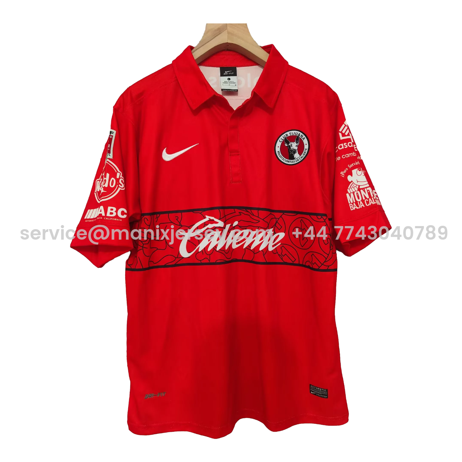 ManixJersey.com | Retro Club Tijuana 1995-96 Home Jersey -Customize Name, Number and Patch | Worldwide Shipping