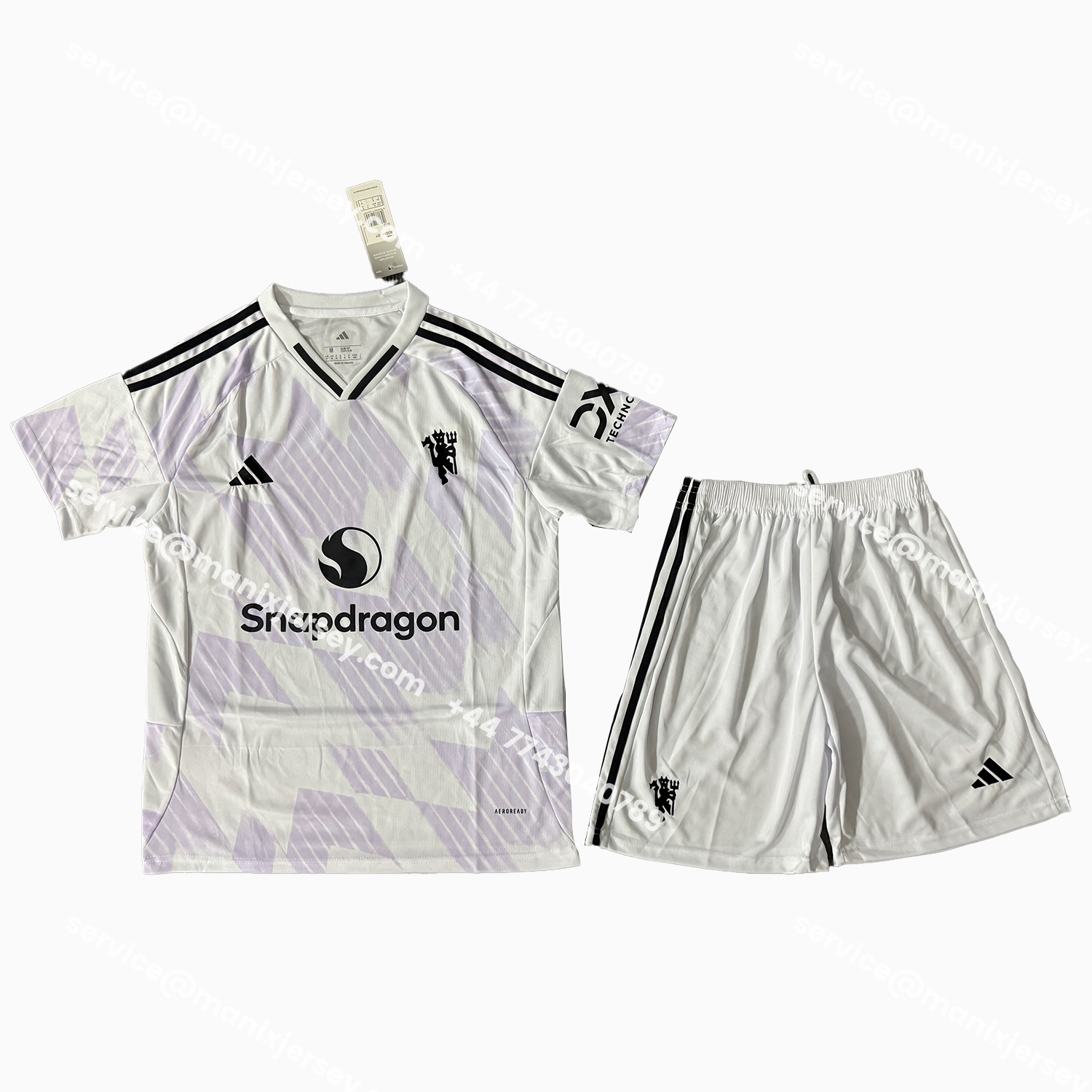 ManixJersey.com | Manchester United 25-26 Away Men's Adult Jersey Set - Fans Version -Customize Name, Number and Patch | Worldwide Shipping