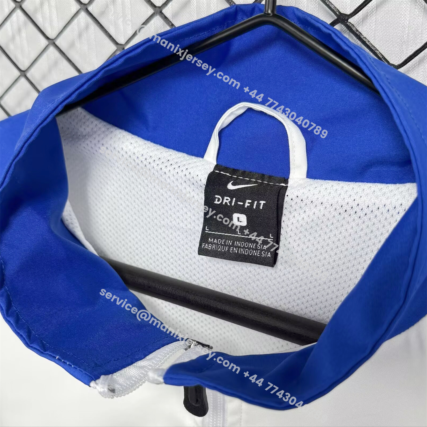 ManixJersey.com | Retro Brazil 1998 White Windbreaker -Customize Name, Number and Patch | Worldwide Shipping