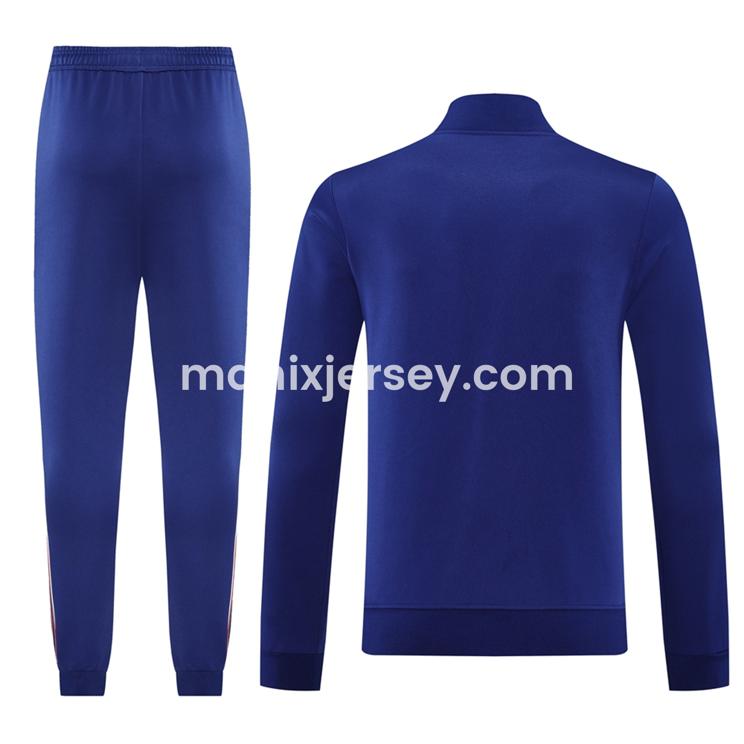 ManixJersey.com | Arsenal 25-26 Throwback Trefoil Jacket Training Tracksuit - Royal Blue Jackets & Pants -Customize Name, Number and Patch | Worldwide Shipping