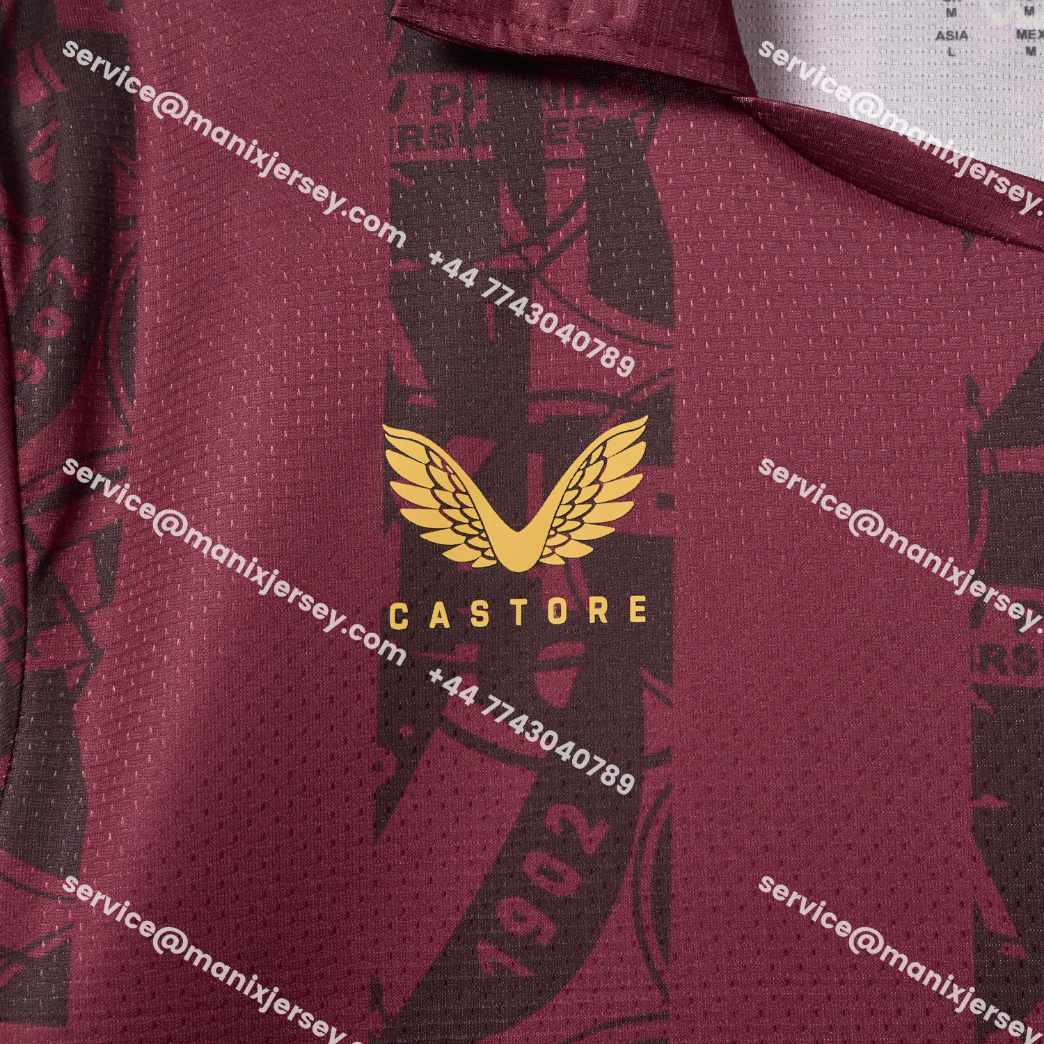 ManixJersey.com | Kaiserslautern 25-26 125-Year Anniversary Jersey - Fans Version -Customize Name, Number and Patch | Worldwide Shipping