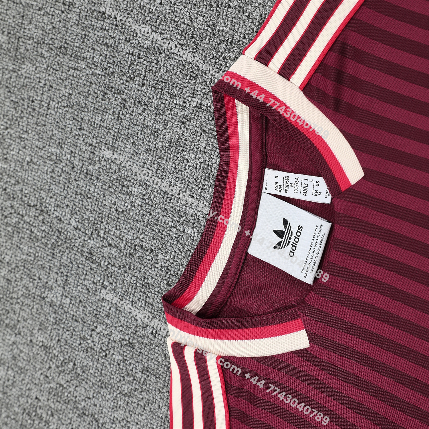ManixJersey.com | Bayern Munich 25-26 Short-Sleeve Training Set - Wine Red Lines Top & Wine Red Lines Shorts -Customize Name, Number and Patch | Worldwide Shipping