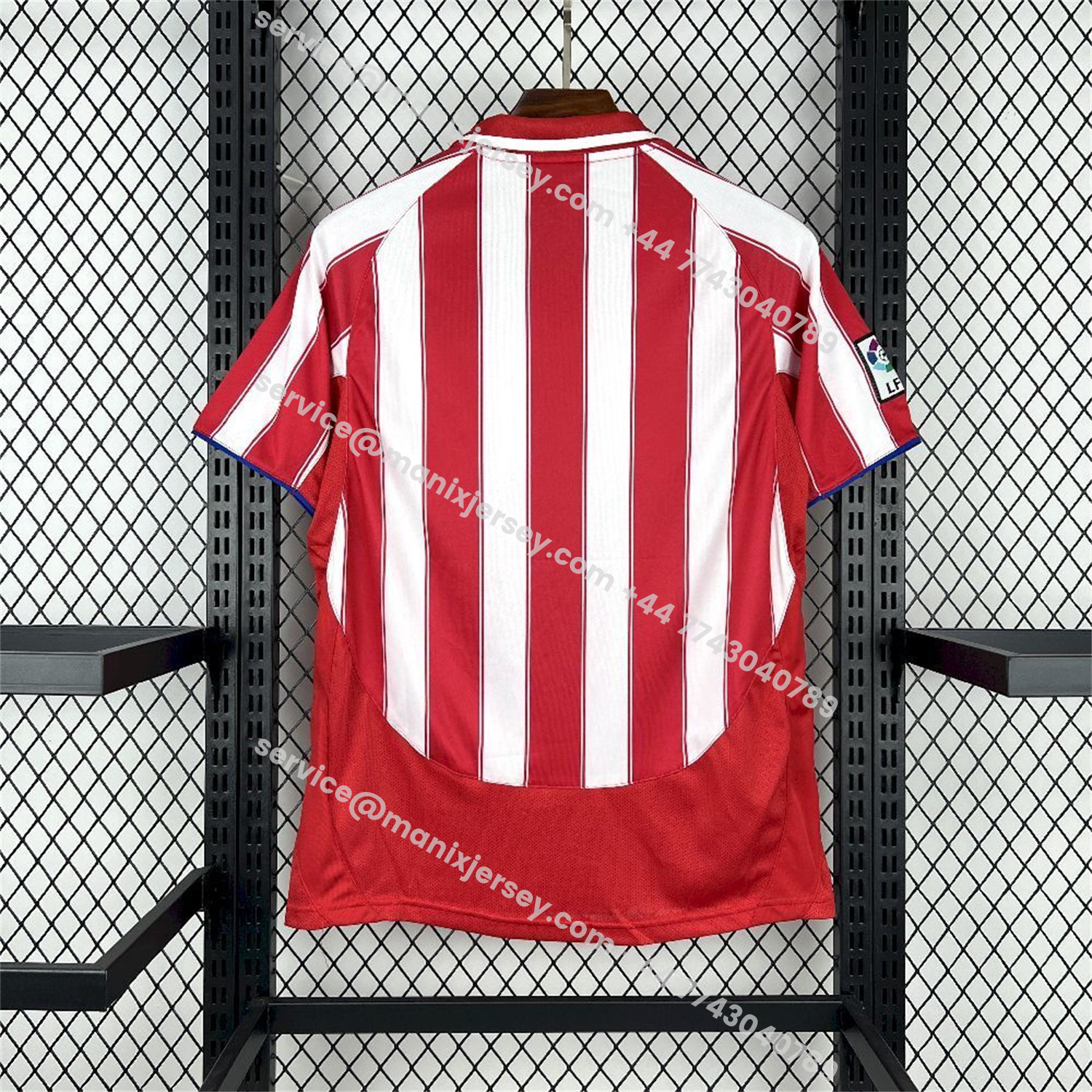 ManixJersey.com | Retro Atletico Madrid 2003-04 Home Jersey -Customize Name, Number and Patch | Worldwide Shipping